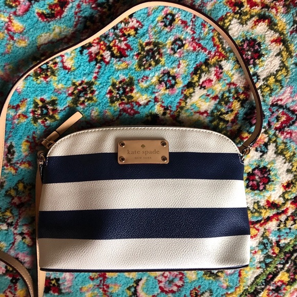 kate spade Handbags - Striped Kate Spade Cross Body